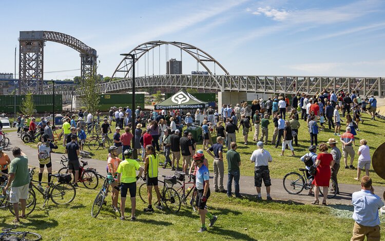 Wendy Park Bridge and Whiskey Island Connector Grand Opening