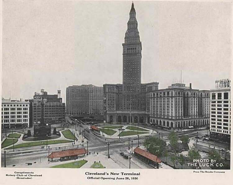 <span class="content-image-text">Terminal Tower and Public Square official opening</span>