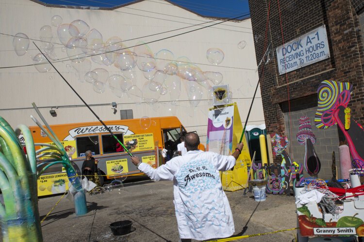 Dr. U.R. Awesome, performing at Ingenuity Fest