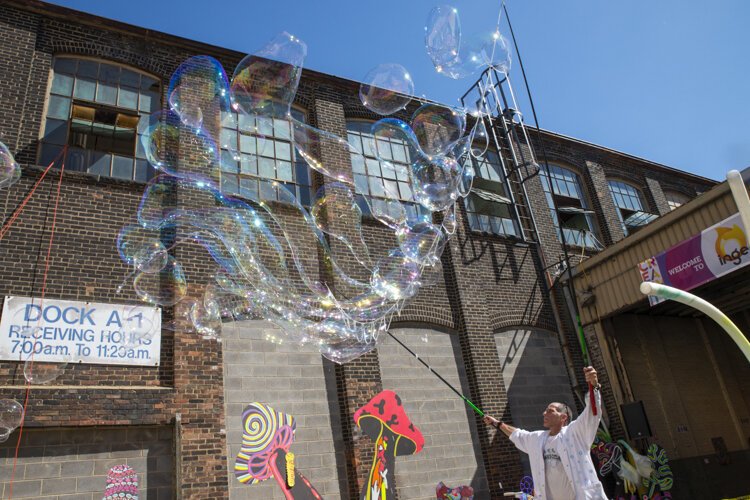 Dr. U.R. Awesome, performing at Ingenuity Fest