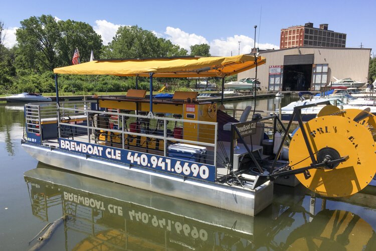 BrewBoat Cleveland again will make waves on the Cuyahoga River this summer with the debut of two new “BrewBoat Lite” party boats.