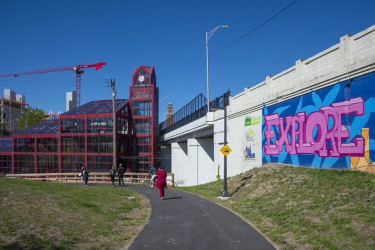 Red Line Greenway Trailhead Opening