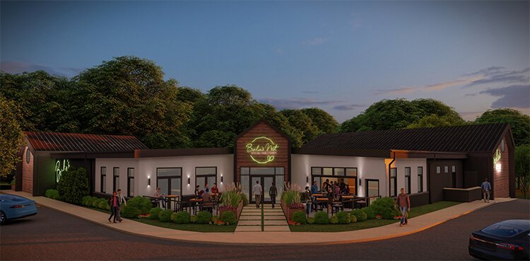 Rendering of the new space - Birdie's Nest Social Sanctuary