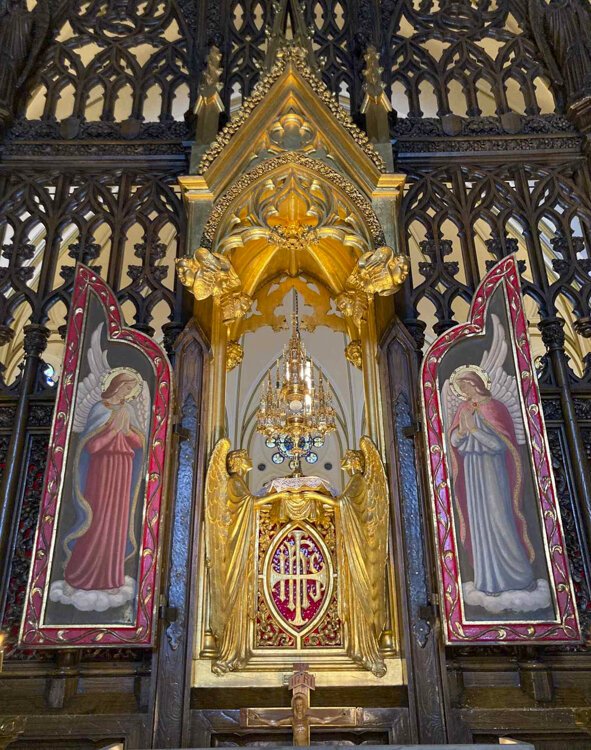 Tabernacle detail at St. Paul’s