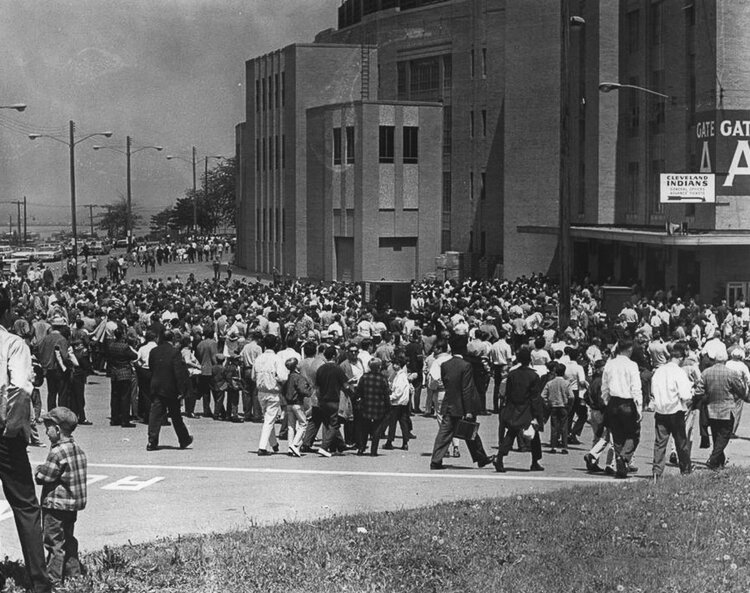 Cleveland Municipal Stadium 1968