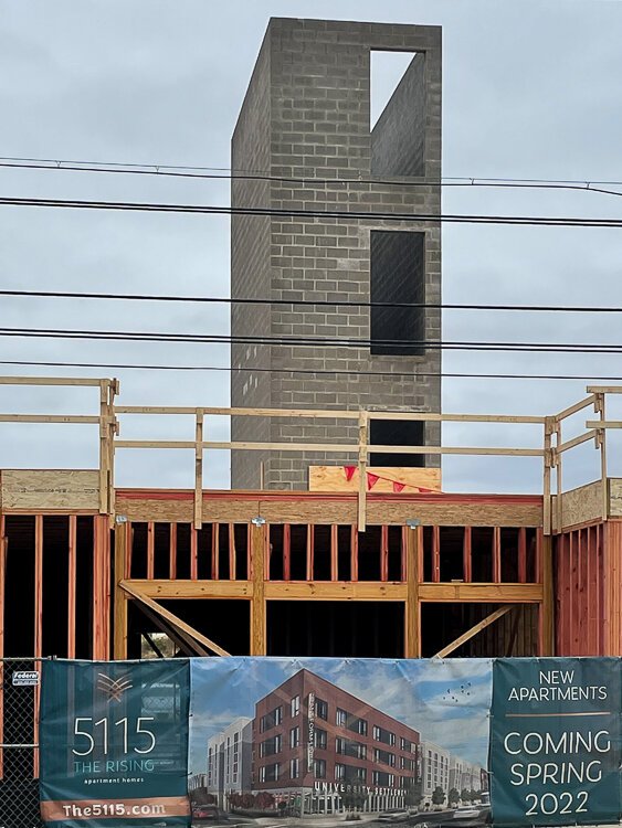5115 The Rising apartment homes under construction