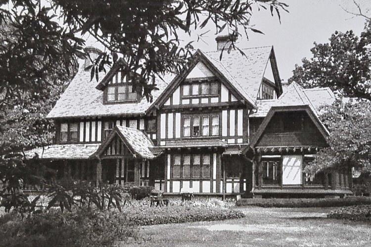 Garfield designed this Tudor Revival home at 9718 Lake Shore Boulevard in 1897.