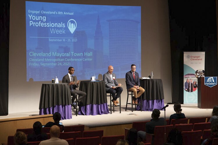 Cleveland Mayoral Town Hall event hosted at Cleveland Metropolitan Conference Center