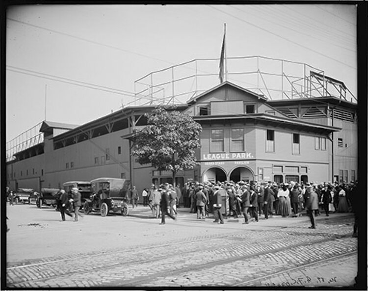 League Park back in the day