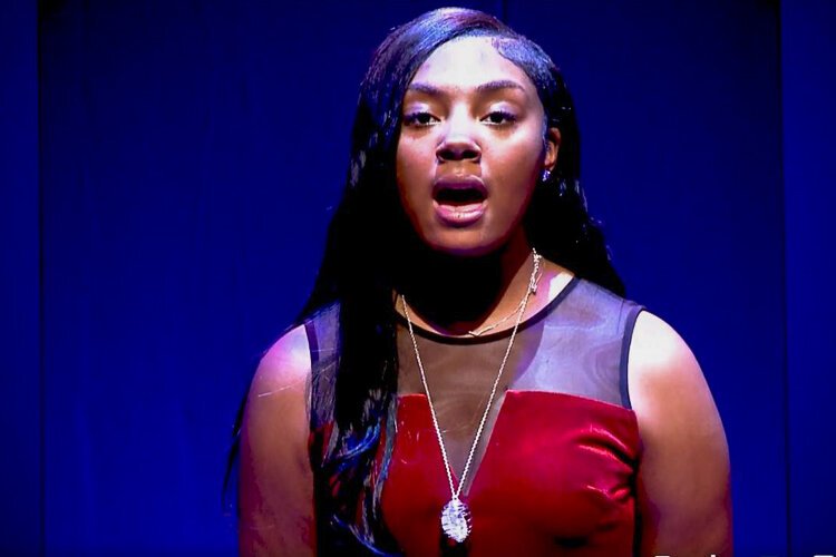 Kendall Skillern – CMSD All City Arts singing the National Anthem