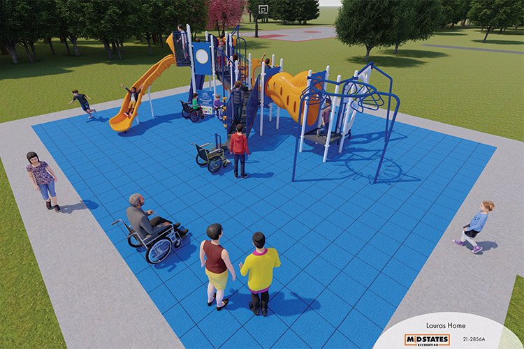 <span class="content-image-text">Rendering of the new playground at Laura's Home</span>