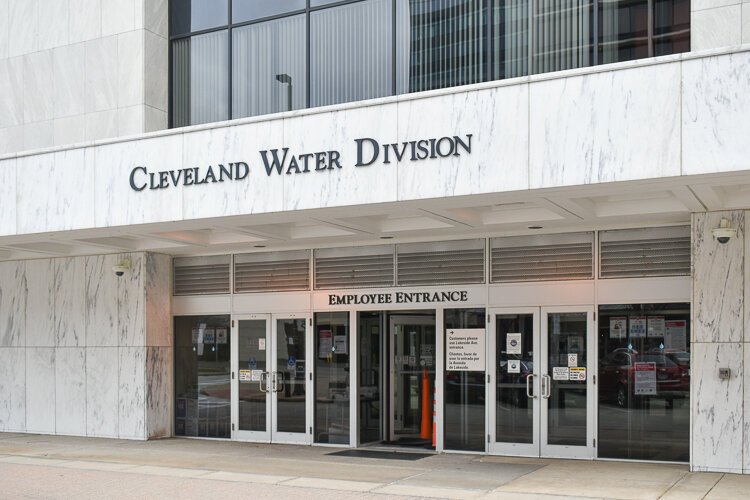 Cleveland Water Department building on Lakeside Avenue in Cleveland