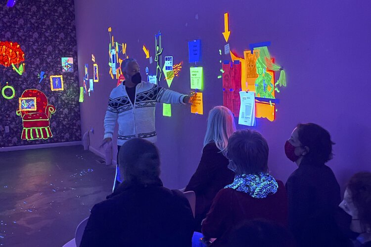 A sensory-based experience, DayGloLAB will include black light demos, conversations, performances and hands-on experiments.