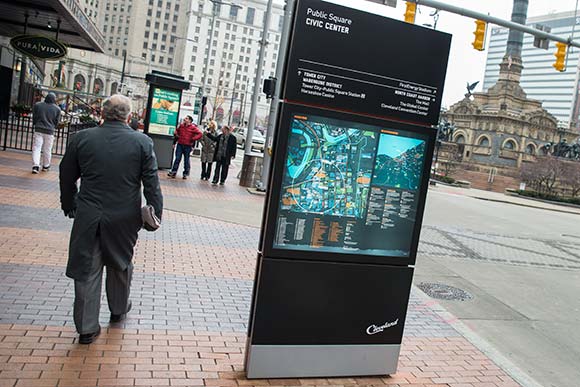 Prototype  visitor navagation map on Euclid Ave