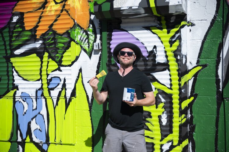 Artist Garrett Weider