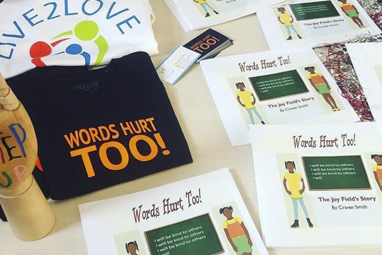 Craven Smith is writing a series of books called "Words Hurt Too" that promote an anti-bullying message.