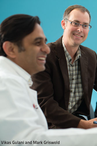 Mark Griswold, CWRU professor of radiology, and Yanming Wang, associate professor of radiology