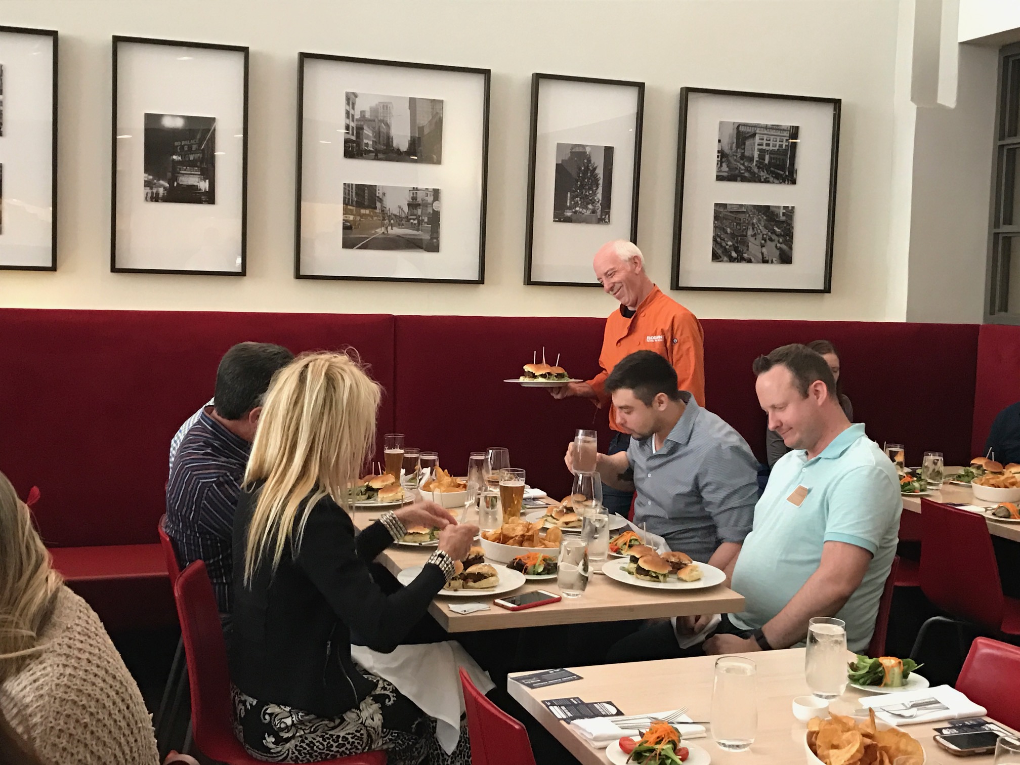 Zack Bruell serves his take on the blended burger