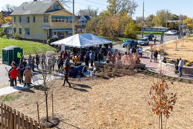 Hundreds of people came together—including family of the 11 murdered victims of Anthony Sowell—to celebrate the opening of the Garden.