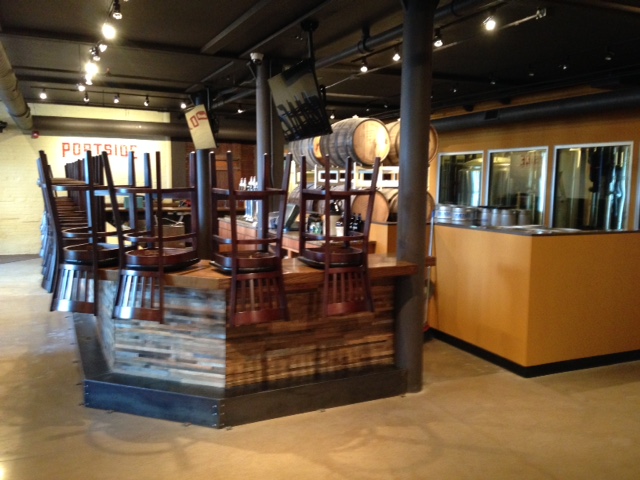 The main bar at Portside