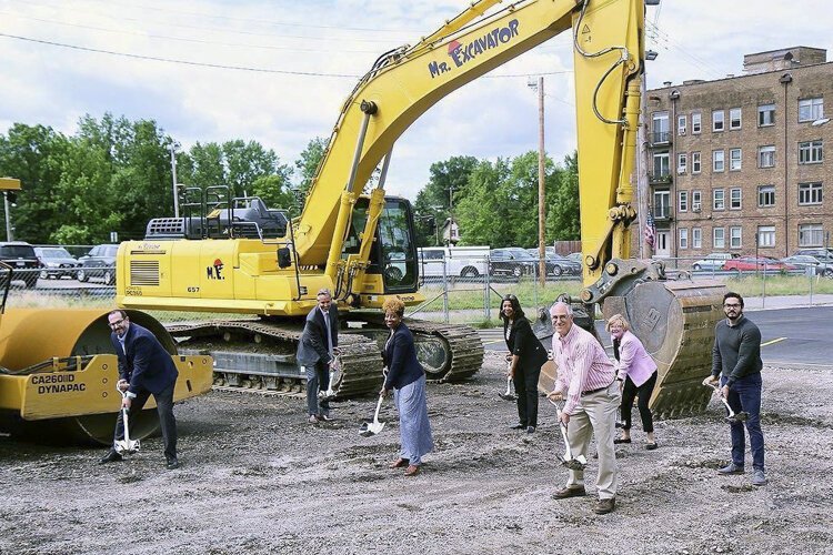 <span class="content-image-text">Top of the Hill groundbreaking ceremony.</span>